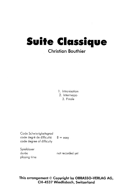 Suite Classique - hier klicken
