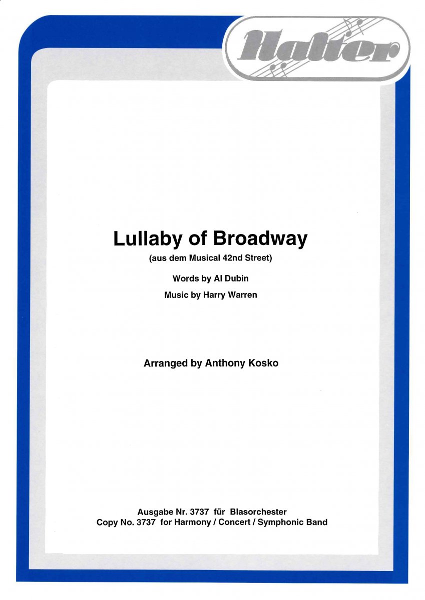 Lullaby of Broadway (from '42nd Street') - hier klicken