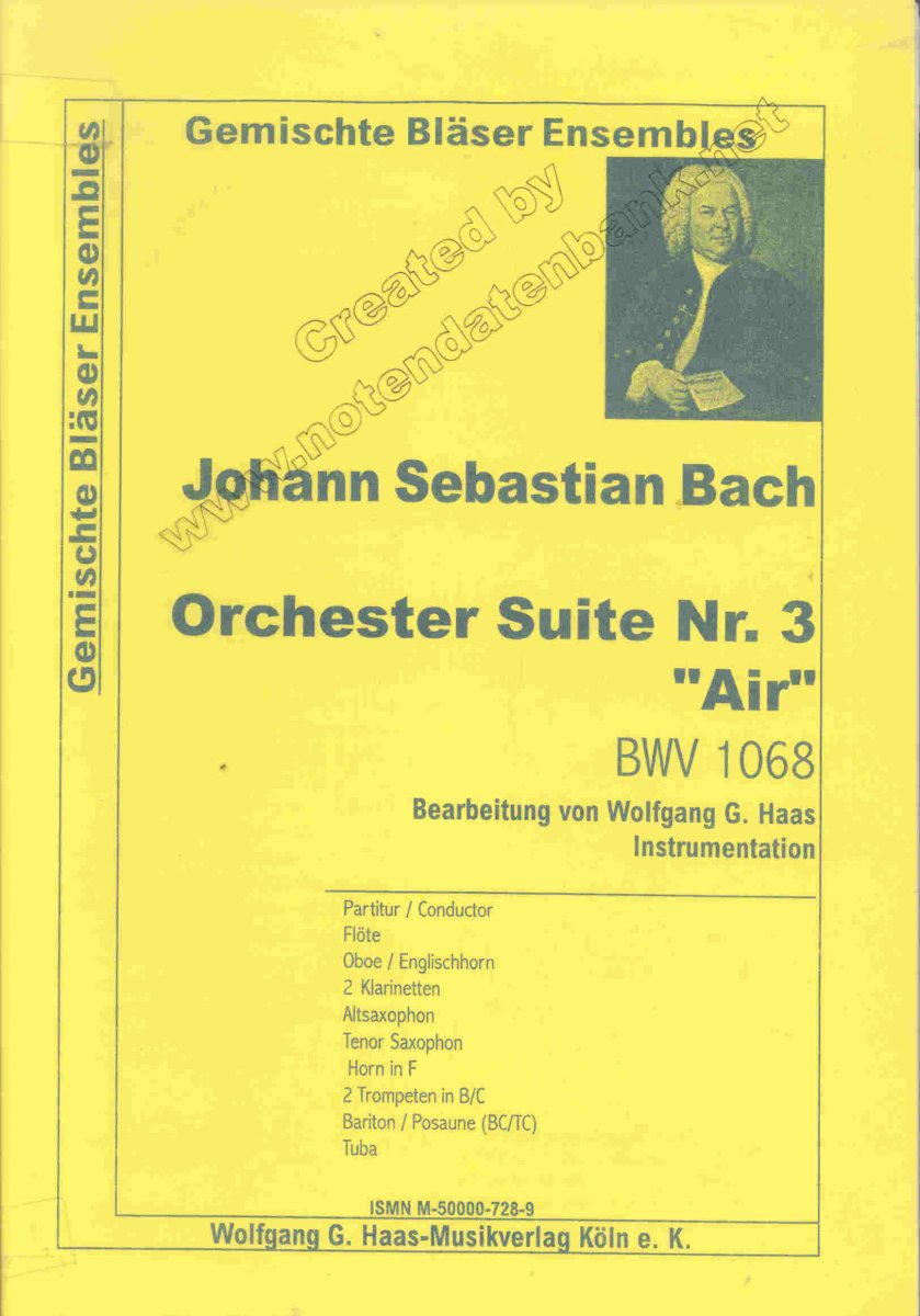 Orchestersuite #3: Air - hier klicken Orchestersuite #3: Air - hier klicken