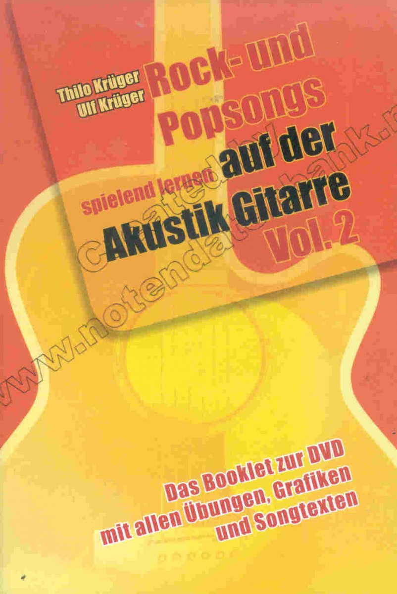 Rock- und Popsongs spielend lernen auf der Akustik-Gitarre #2 - hier klicken