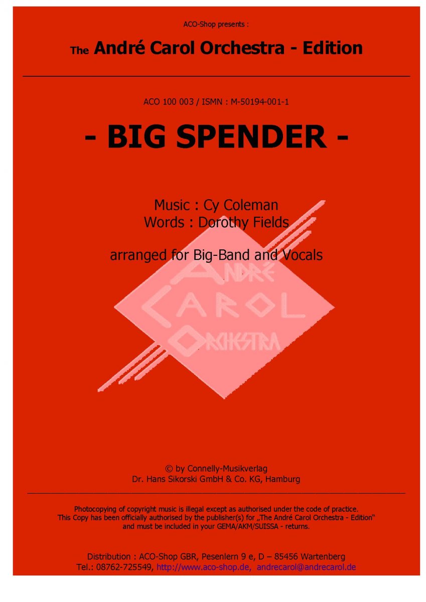 Big Spender - hier klicken