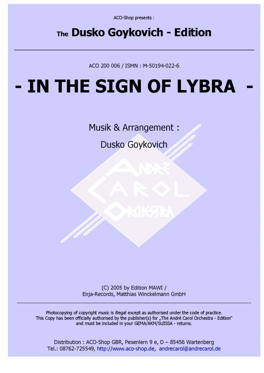 In the Sign of Lybra - hier klicken
