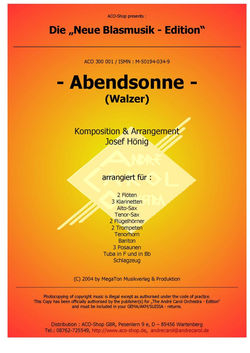 Abendsonne - hier klicken