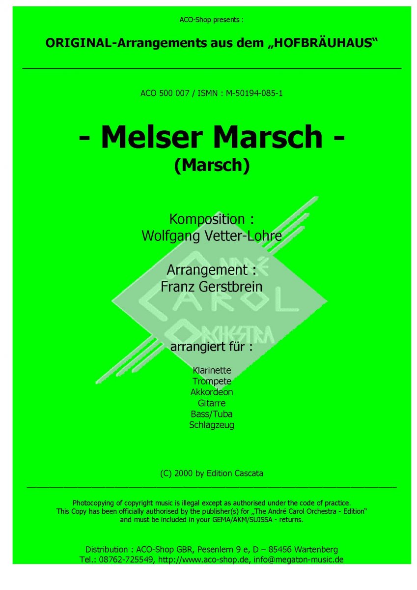 Melser Marsch - hier klicken Melser Marsch - hier klicken