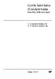 Saint-Sans: O salutaris hostia (2 Stze) - hier klicken