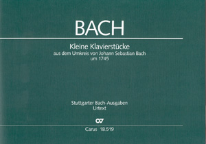 Kleine Klavierstücke um 1745 - hier klicken