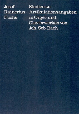 Studien zu Artikulationsangaben in Orgel- und Klavierwerken von Joh. Seb. Bach - hier klicken