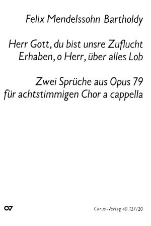 Mendelssohn: Neujahr und Himmelfahrt (aus op.79) - hier klicken