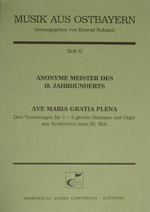 Drei Ave-Maria-Vertonungen - hier klicken Drei Ave-Maria-Vertonungen - hier klicken