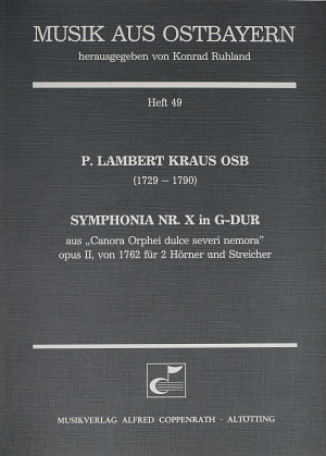 Symphonia Nr. X in G-Dur - hier klicken Symphonia Nr. X in G-Dur - hier klicken