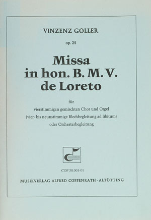 Missa in hon. B. M. V. de Loreto - hier klicken