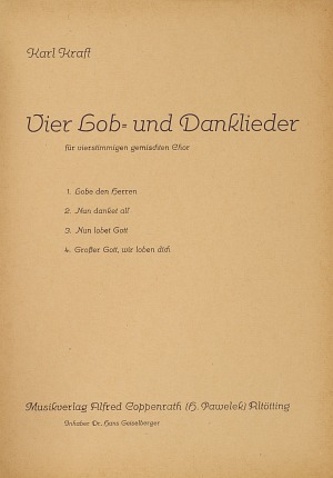 Kraft, 4 Lob- und Danklieder - hier klicken