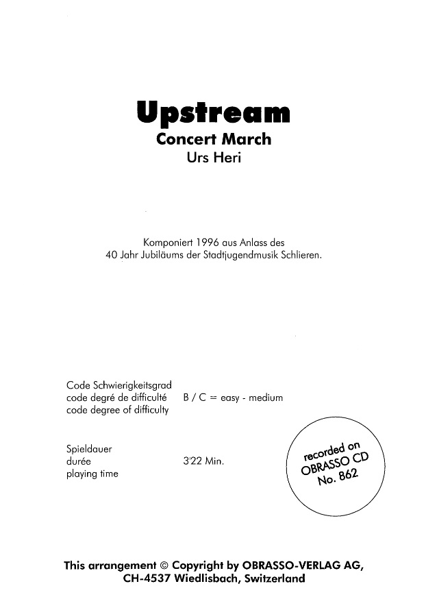 Upstream - hier klicken