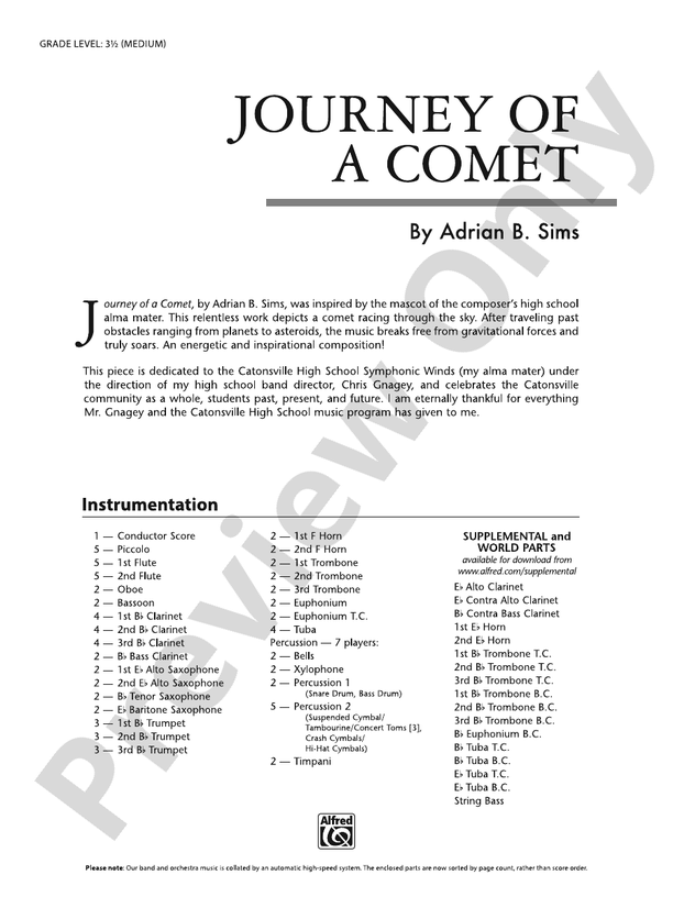 Journey of a Comet - hier klicken