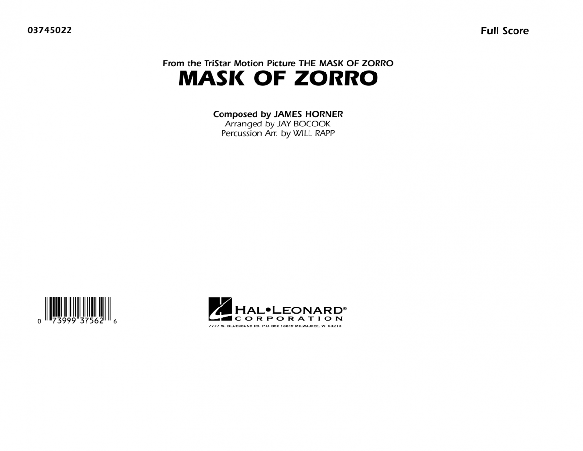 Mask of Zorro, The - hier klicken