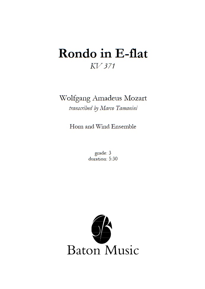 Rondo in E flat - hier klicken