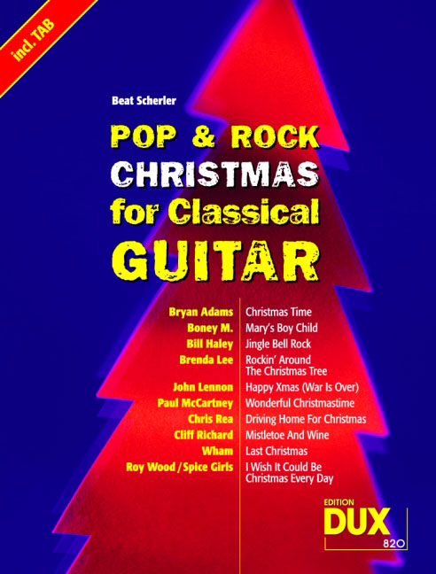 Pop & Rock Christmas For Classical Guitar - hier klicken