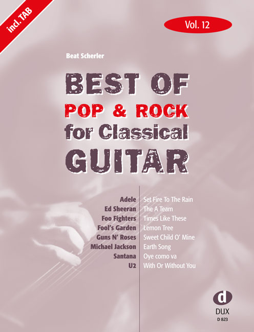 Best Of Pop & Rock for Classical Guitar #12 - hier klicken