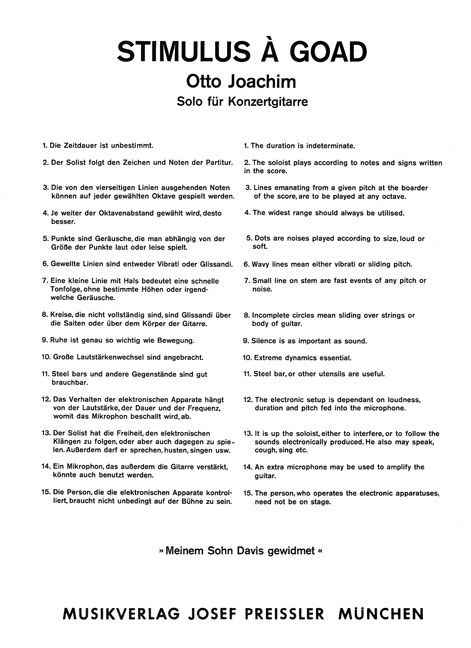 Stimulus  Goad - hier klicken