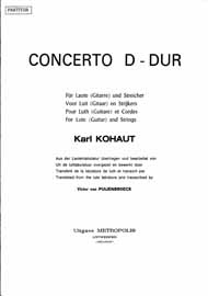 Concerto D-Dur (Partituur) - hier klicken
