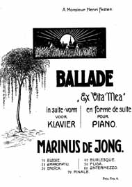Ballade 'Ex Vita Mea' en Forme de Suite - hier klicken Ballade 'Ex Vita Mea' en Forme de Suite - hier klicken