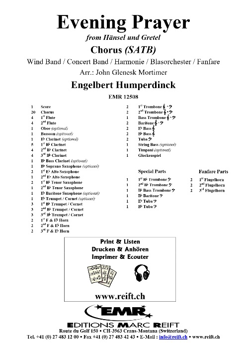 Evening Prayer (from 'H�nsel und Gretel') - hier klicken