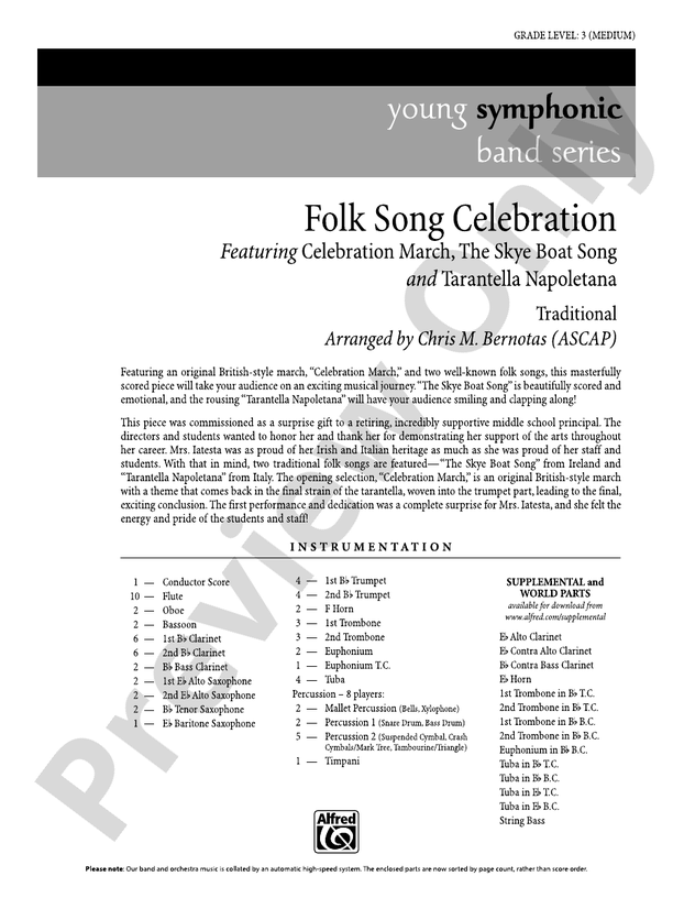 Folk Song Celebration - hier klicken