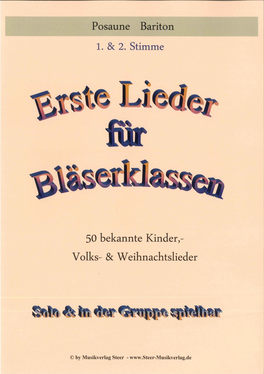 Erste Lieder fr Blserklassen - hier klicken