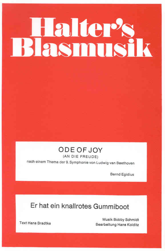Ode of Joy (An die Freude) - hier klicken Ode of Joy (An die Freude) - hier klicken