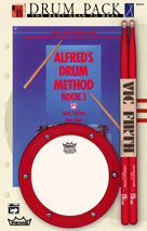 Alfred's Drum Method, Beginning Drum Pack (Book #1, Pad, Sticks) - hier klicken