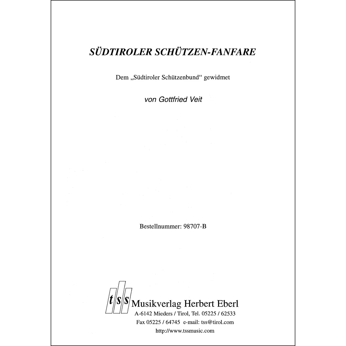 Sdtiroler Schtzen-Fanfare - hier klicken