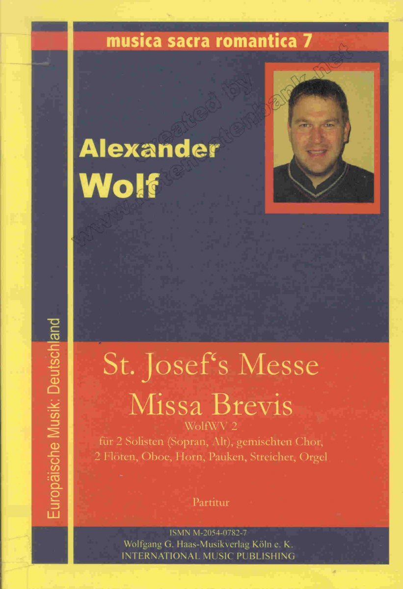 St. Josef's Messe, Missa Brevis - hier klicken St. Josef's Messe, Missa Brevis - hier klicken