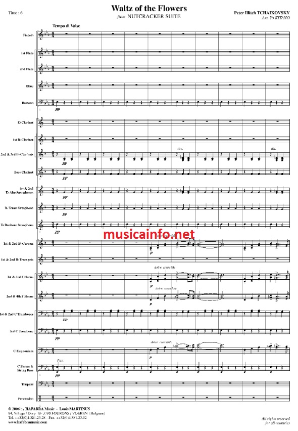 Waltz of the Flowers (from 'Nutcracker Suite') - hier klicken