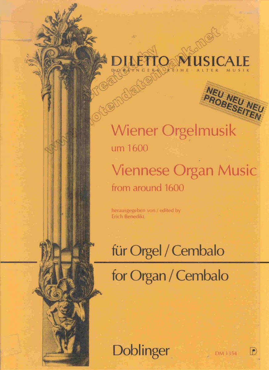 Wiener Orgelmusik um 1600 / Viennese Organ Music from around 1600 - hier klicken
