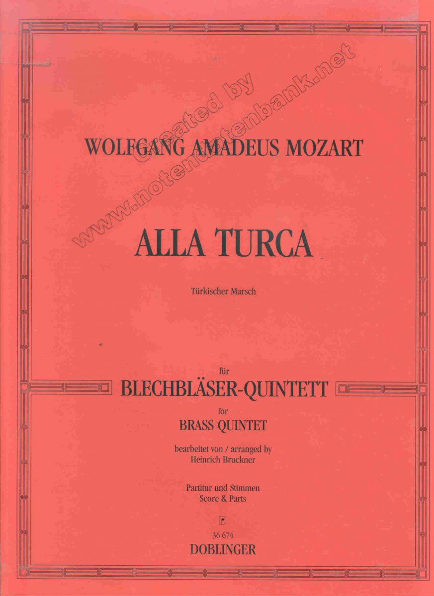 Alla turca (Türkischer Marsch) - hier klicken Alla turca (Türkischer Marsch) - hier klicken
