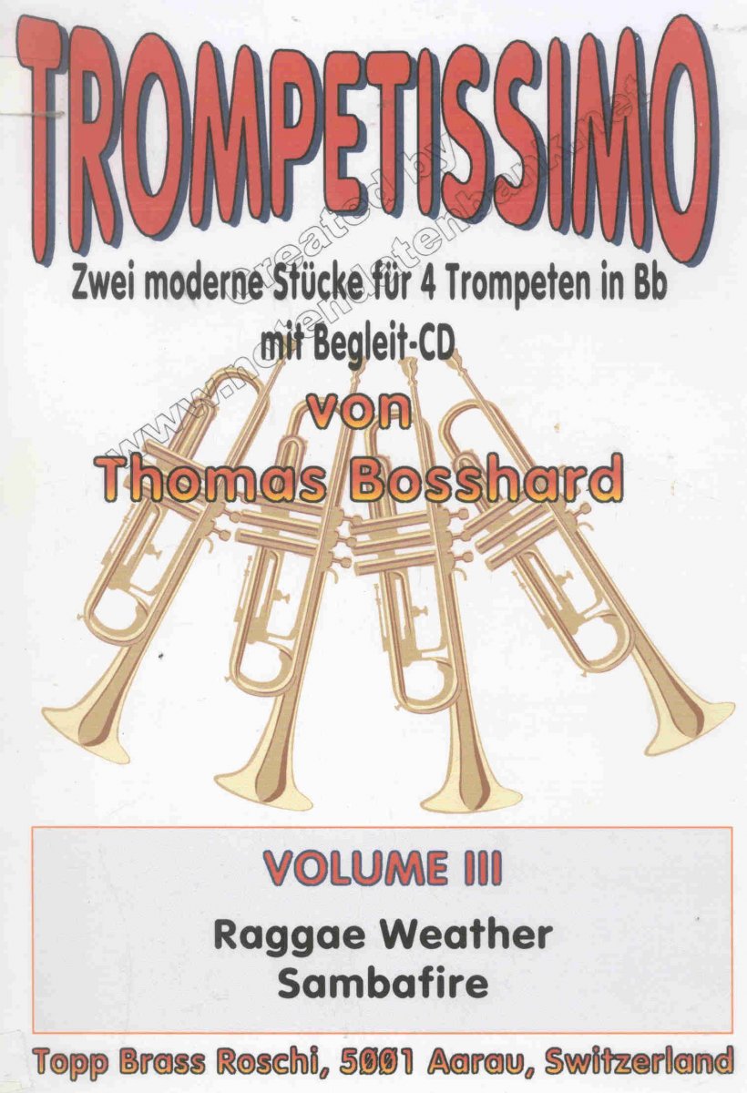Trompetissimo #3: 2 moderne Stücke für 4 Trompeten - hier klicken Trompetissimo #3: 2 moderne Stücke für 4 Trompeten - hier klicken