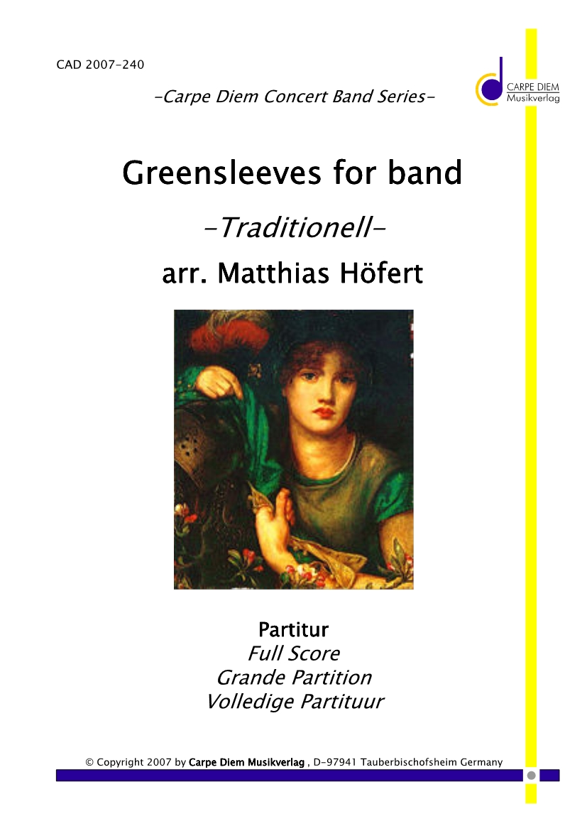Greensleeves for Band - hier klicken