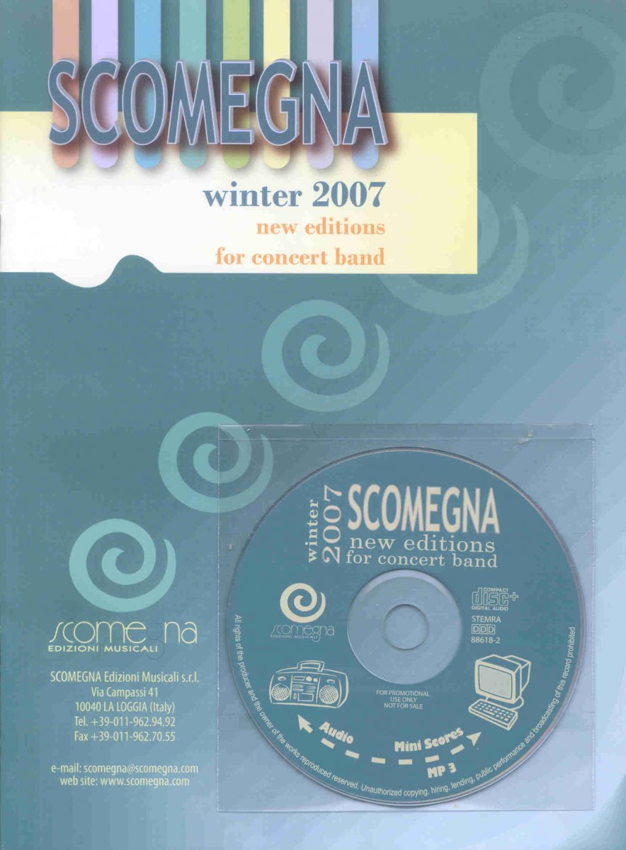 Scomegna 2007 - Winter: New Edtitions for Concert Band - hier klicken