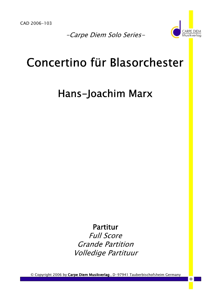Concertino für Blasorchester - hier klicken Concertino für Blasorchester - hier klicken