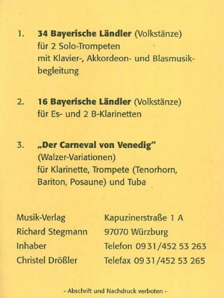 Carneval von Venedig, Der - hier klicken Carneval von Venedig, Der - hier klicken