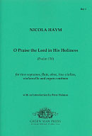 O Praise the Lord in His Holiness
