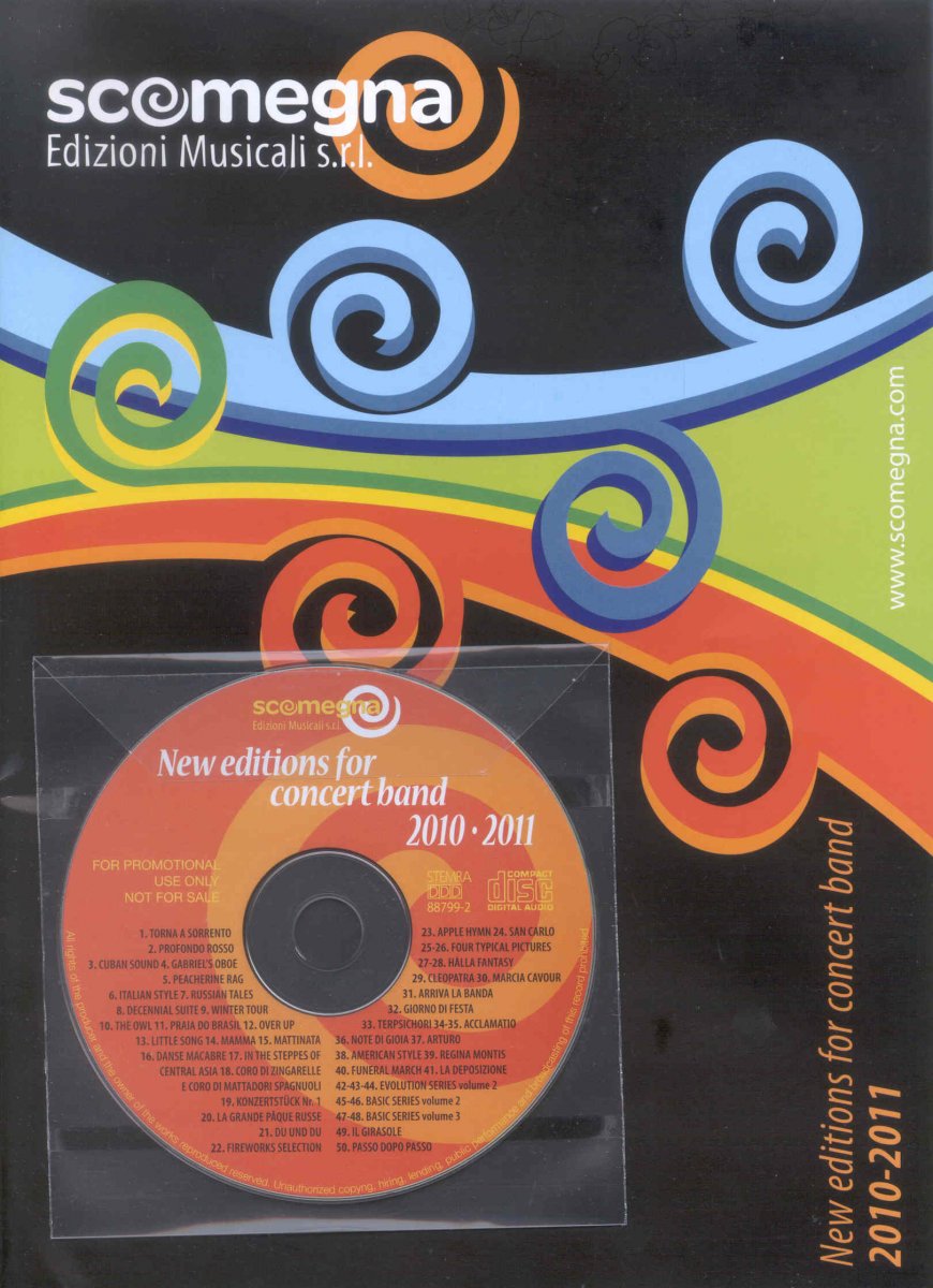Scomegna 2010-2011 New editions for concert band - hier klicken