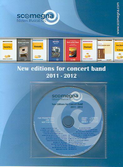 Scomegna 2011-2012 New editions for Concert band - hier klicken