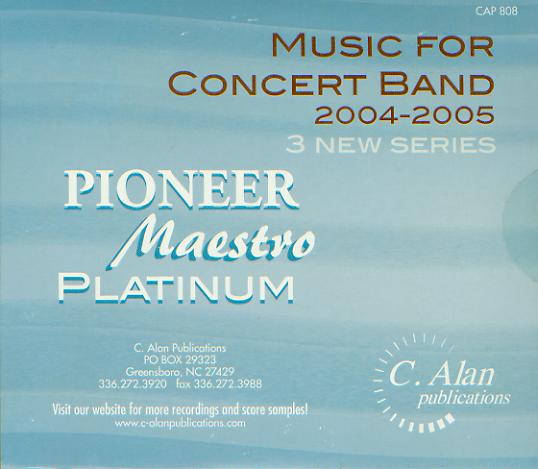 C. Alan Publications 2004-2005 Music for Concert Band - hier klicken