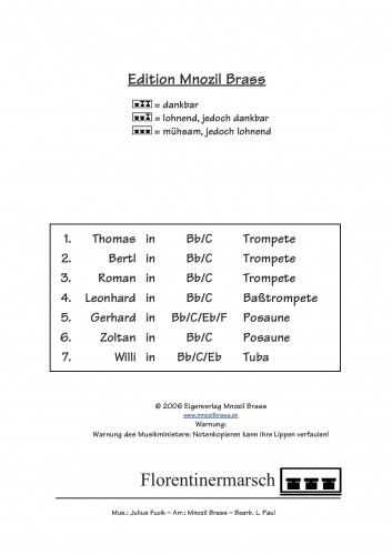 Florentiner March - hier klicken Florentiner March - hier klicken