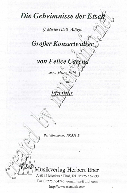 Geheimnisse der Etsch, Die (I Misteri dell' Adige) - hier klicken Geheimnisse der Etsch, Die (I Misteri dell' Adige) - hier klicken