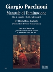 Manuale di Diminuzione from works by A. Corelli and G. Ph. Telemann - hier klicken