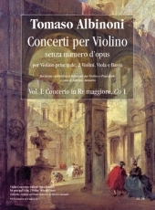 Violin Concertos without Opus Number for principal Violin, 2 Violins, Viola and Basso. Vol. 1: Concerto in D major, Co 1 - hier klicken