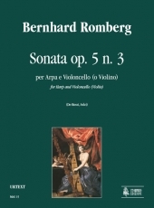 Sonata Op. 5 #3 for Harp and Violoncello (Violin)