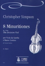 8 Minuritiones from �The Division Viol� for Viol and Continuo - hier klicken